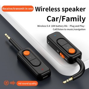 M1 AUX Bluetooth 5.4 vezeték nélküli zeneadapter 3.5mm AUX adapter-1