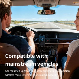 M2 2 az 1-ben Bluetooth 6.0 audio adapter vevő és adó autóhoz, TV-hez és fejhallgatóhoz-11