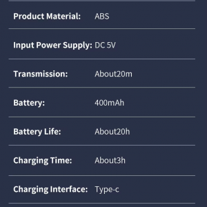 M3 Bluetooth 5.4 AUX transmitter autóhoz, TV-hez és vezeték nélküli fejhallgatóhoz-9