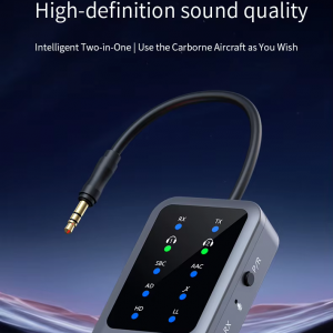 M3 Bluetooth 5.4 AUX transmitter autóhoz, TV-hez és vezeték nélküli fejhallgatóhoz-4