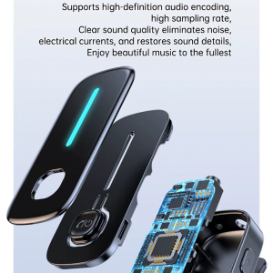 C89 csíptethető Bluetooth 5.3 audio adapter vevő és adó TV-hez, autóhoz és utazáshoz-19