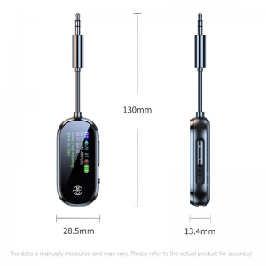 C83Plus Hordozható 2 az 1-ben Bluetooth 5.4 vevő és adó adapter 2 eszköz támogatással-9