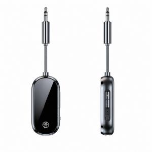 C83Plus Hordozható 2 az 1-ben Bluetooth 5.4 vevő és adó adapter 2 eszköz támogatással