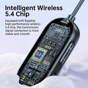 C83Plus Hordozható 2 az 1-ben Bluetooth 5.4 vevő és adó adapter 2 eszköz támogatással-3
