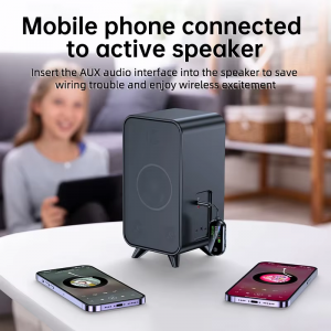 C83Plus Hordozható 2 az 1-ben Bluetooth 5.4 vevő és adó adapter 2 eszköz támogatással-12
