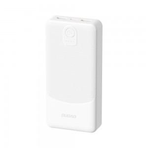 Dudao K10Pro külső akkumulátor 2,4 A 20000 mAh 2 x USB-A - fehér