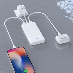 Dudao K10Pro külső akkumulátor 2,4 A 20000 mAh 2 x USB-A - fehér-1
