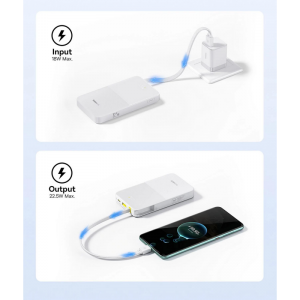 Powerbank Baseus EnerFill Bipow2 Pro, 10000mAh, 22.5W, QC + PD, Fehér E0027601-1