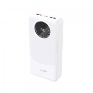 Dudao K12Pro Power Bank 22.5W PD 20000mAh USB-A, USB-C - Fehér