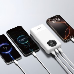 Dudao K12Pro Power Bank 22.5W PD 20000mAh USB-A, USB-C - Fehér-3