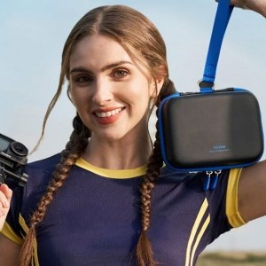 Telesin DisAdv EVA Szállítótáska a DJI Osmo Action 6-hoz (Fekete)-2