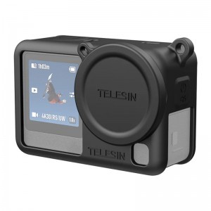 Telesin szilikon védőtok DJI Osmo Action 6 (fekete) tok