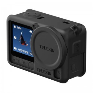 Telesin szilikon védőtok DJI Osmo Action 6 (fekete) tok-1
