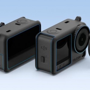 Telesin szilikon védőtok DJI Osmo Action 6 (fekete) tok-3