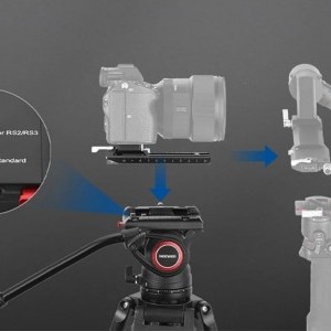 Neewer PROFESSIONAL VIDEÓ ÁLLVÁNY FOLYADÉK FEJJEL TP74-2
