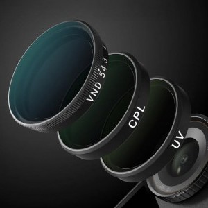 Telesin CPL/VND8/UV szűrőkészlet DJI Osmo Action 6-hoz (3 db)-2