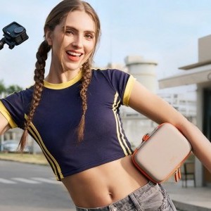 Telesin DisAdv EVA szállítótáska DJI Osmo Action 6-hoz (Kék)-1