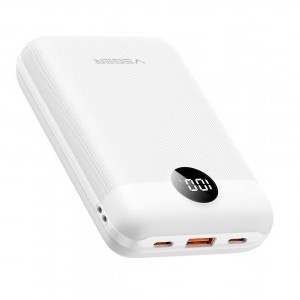 Veger S20 (W2081) PD QC3.0 2A 22,5W 20000 mAh fehér Powerbank
