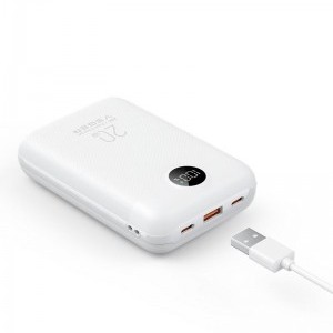 Veger S20 (W2081) PD QC3.0 2A 22,5W 20000 mAh fehér Powerbank