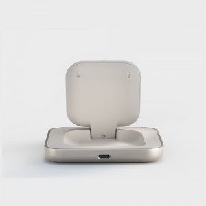 Zens mágneses indukciós éjjeli töltőállomás Qi2 15W USB-C fehér-1