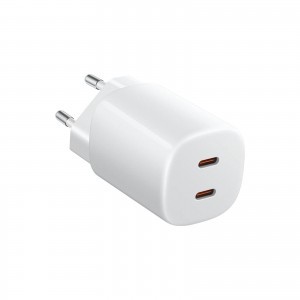 Xiaomi MDY-19-EG 2xUSB-C 45W Nano Turbo hálózati töltő adapter Fehér