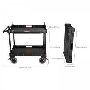 Smallrig 4573 91cm Lightweight Video Production Camera Cart-2