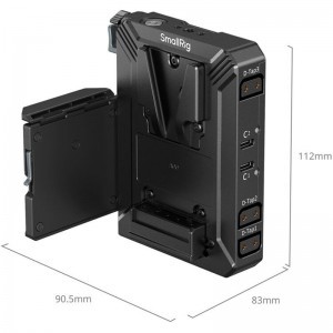 Smallrig 5228 V-Mount Battery Mount Plate-2