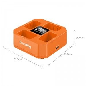 Smallrig 5749 Four-Channel Camera Battery Charger for NP-FW50-1