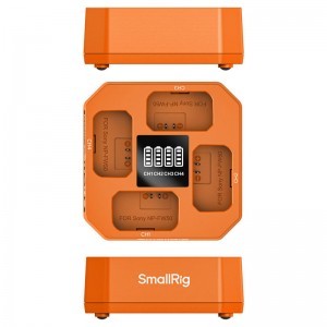 Smallrig 5749 Four-Channel Camera Battery Charger for NP-FW50-2