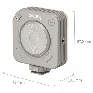 Smallrig 5820 Neo Mini LED Video Light P96 (Morandi Gray)-3
