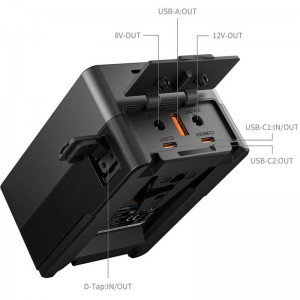 Smallrig 5046 VB99 Pro Mini V-Mount akkumulátor szett töltővel-3