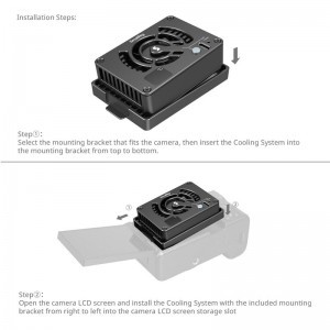 Smallrig 4815 külső kamerahűtő rendszer Sony, Canon és Fujifilm vázakhoz-3