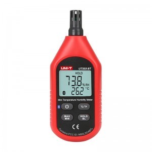 Uni-T UT333BT mini hőmérséklet- és páratartalom-mérő