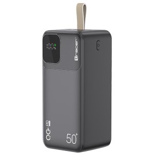 Tracer 47825 Prime-V5 50000mAh QC22.5W+PD20W Powerbank, fekete