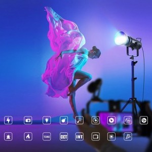 Neewer CB300C RGB LED-lámpa-7