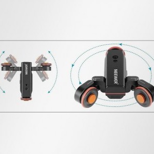 NEEWER DL100 háromkerekű motoros kamerakocsi-4