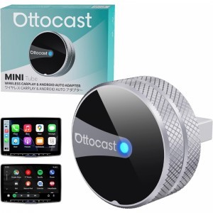 Vezeték nélküli Carplay / Android Auto Adapter Ottocast Mini Slim Tube Apple iPhone / Android sorozathoz, Ezüst CP88-T4-4