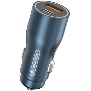 JELLICO autós töltő HX12 PD 30W 1xUSB-C + 1xUSB QC3.0 fekete-2