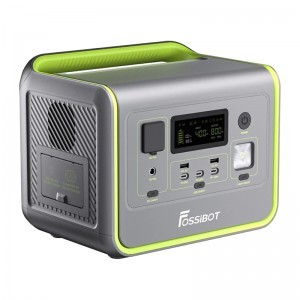 FOSSIBOT F800 800 W-os hordozható töltőállomás zöld-7