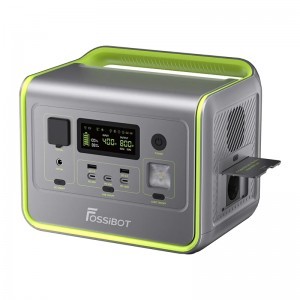 FOSSIBOT F800 800 W-os hordozható töltőállomás zöld-6