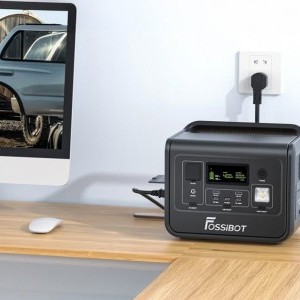 FOSSIBOT F800 800 W-os hordozható töltőállomás zöld-3