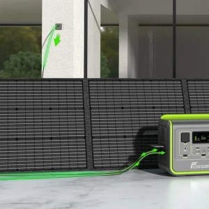 FOSSIBOT F800 800 W-os hordozható töltőállomás zöld-1