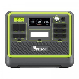 FOSSIBOT F2400 hordozható energiaállomás zöld-6