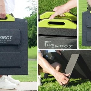 FOSSIBOT SP200 200 W-os összecsukható napelem-1