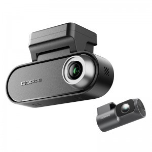 Dash + Rear Camera DDPAI N5 Dual 2026, 4K, Wi-Fi, GPS, AI, Fekete