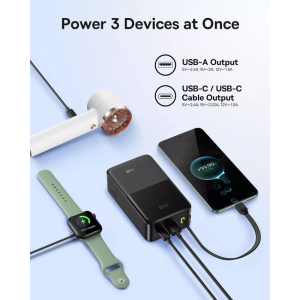 Powerbank Baseus EnerFill Bipow2 Pro, 30000mAh, 22.5W, QC + PD, Fekete E0028100-2