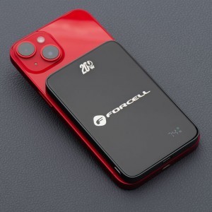 FORCELL F-ENERGY F5K8 Szuper Vékony powerbank MagSafe-kompatibilis PD3.0 QC4.0 15W 5000 mAh fekete-12