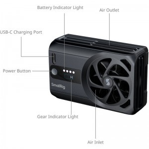 Smallrig 5329 Basic Fan hűtőventilátor tükör nélküli fényképezőgépekhez-1