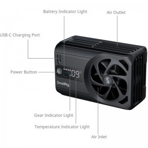 Smallrig 5328 hűtőventilátor tükör nélküli fényképezőgépekhez-1