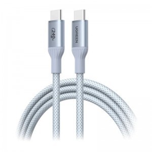 Ugreen 75732 L534 USB-C–USB-C 2m 240W szürke-fehér kábel